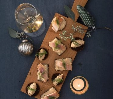 Räucherforellen-Canapés